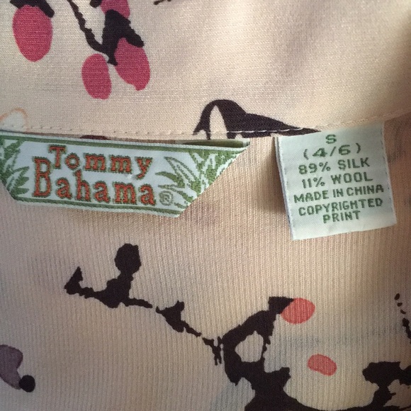 Tommy Bahama sz S silk/wool blend top - Picture 4 of 4